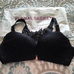 Black Lace Bra